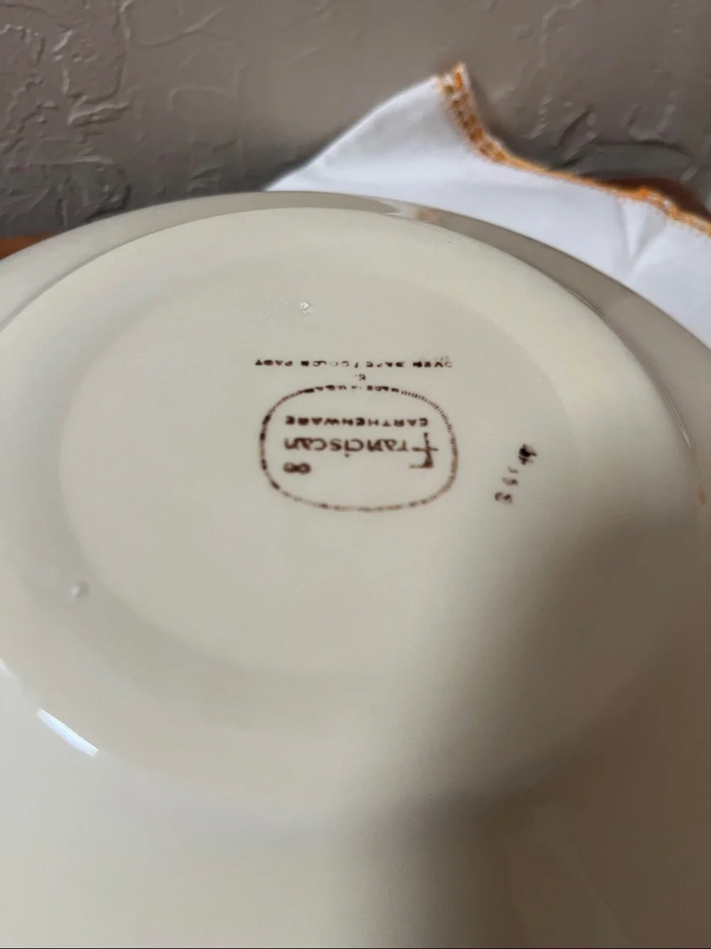 Franciscan Earthenware Apple Pattern Serving Bowl.